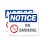 Signmission No Smoking OSHA Notice Sign, Plastic, 10in W x 7in L, 2PK OS-2PACK-NS-P-710-L-16187 - alternate 1